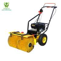 Small portable brush machine for installation and maintenance of artificial grass (installation and daily